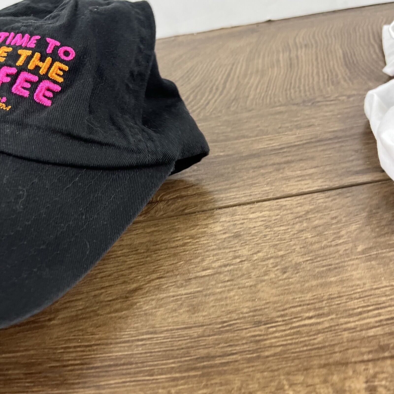 Other Dunkin' Donuts Hat Time to Make Coffee Black Adjustable Hat Size ONE SIZE - 7 Thumbnail