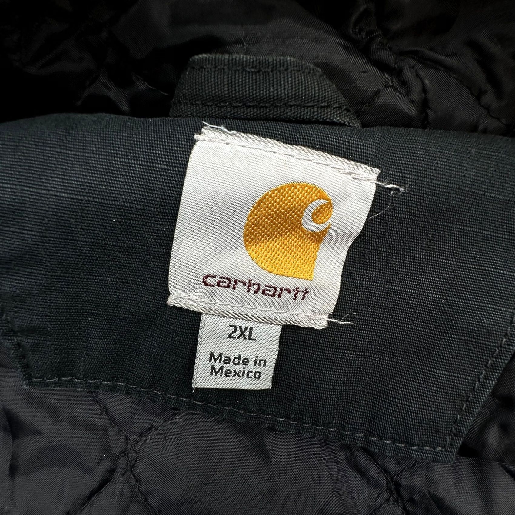 Carhartt Carhartt Jacket Quilted Hooded Zip 2XL Black Mens Ripstop Active Jac Quilt Lined Full Zip Size US XXL / EU 58 / 5 - 3 Thumbnail