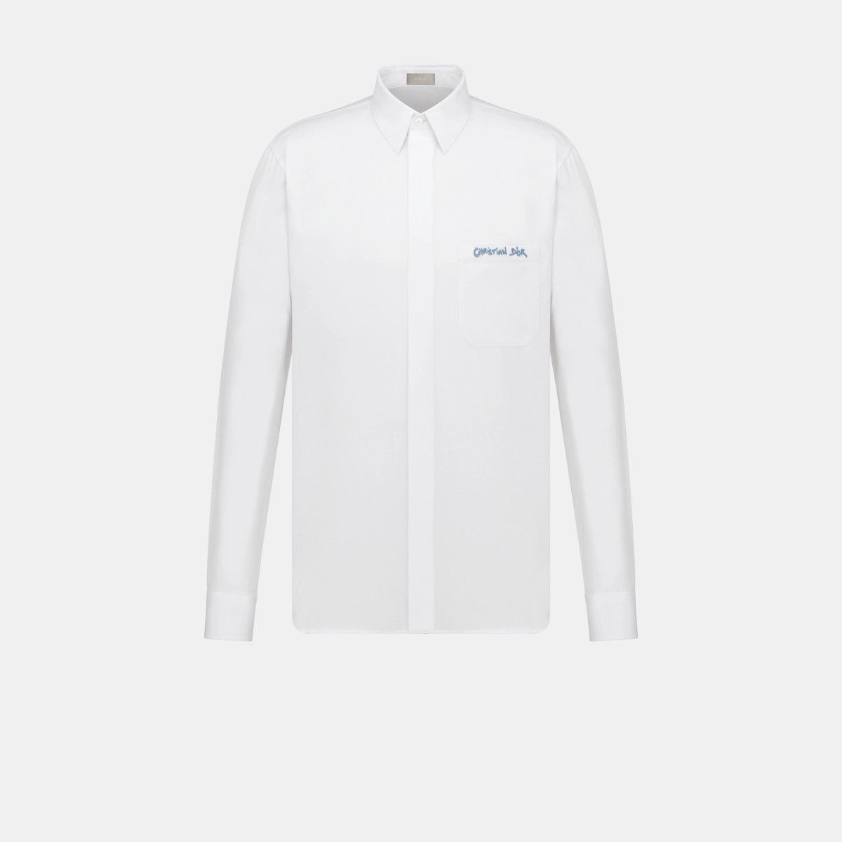 Dior o1bcso1str0226 Tag Embroidery Shirt in White Size US S / EU 44-46 / 1 - 1 Thumbnail