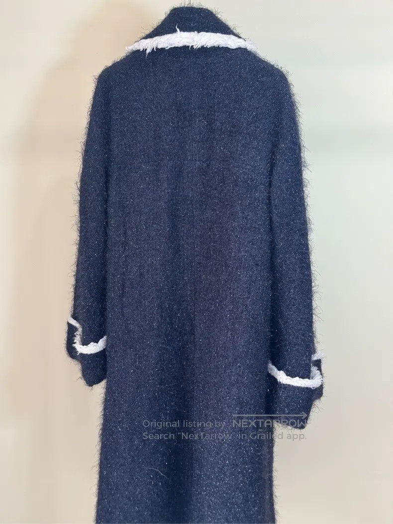 Chanel Chanel Black glitter pure wool coat Size XXS / US 00 / IT 34 - 2 Thumbnail