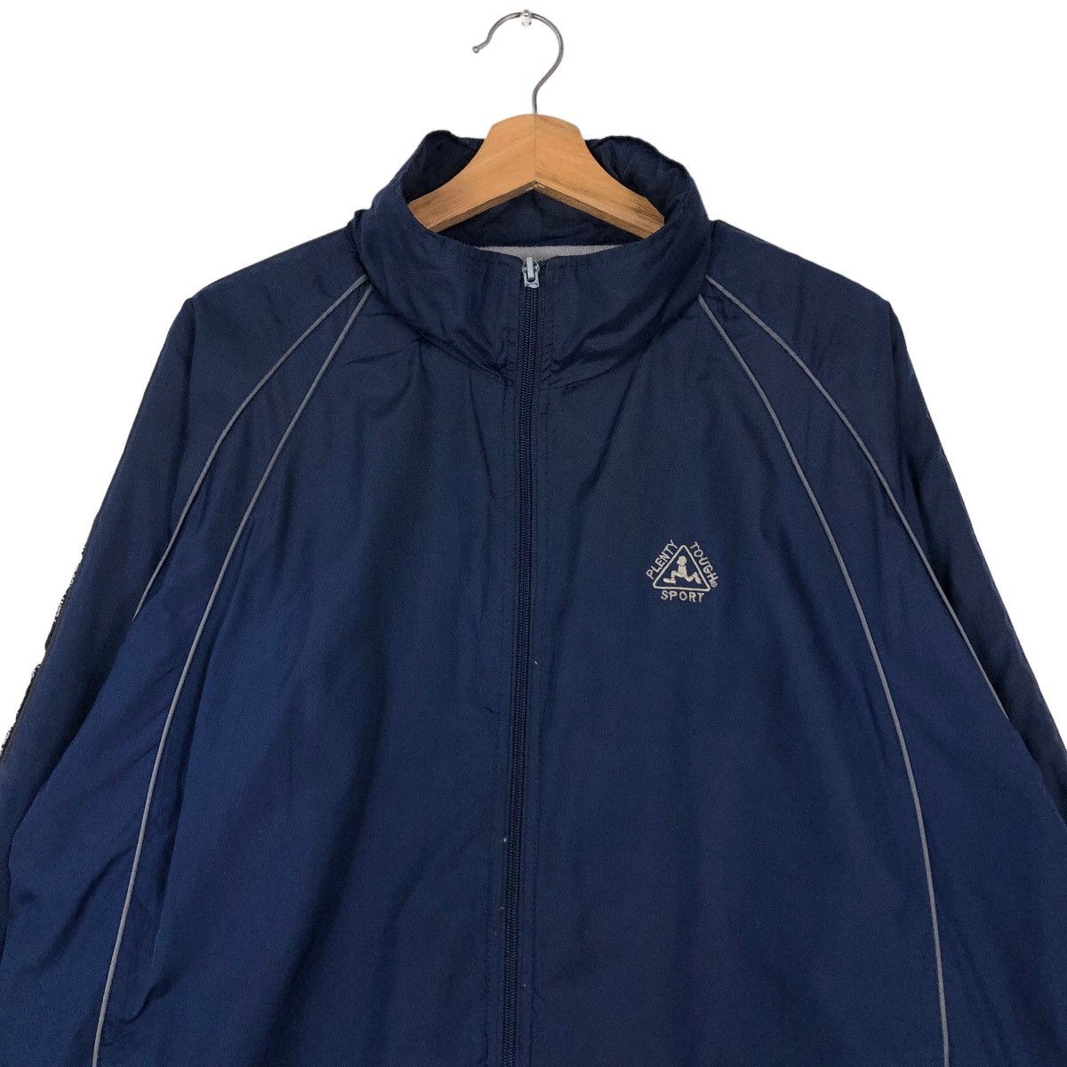 Japanese Brand 🔥Zipper Jacket Streetwear Plenty Tough Sport Big Logo Size US L / EU 52-54 / 3 - 3 Thumbnail