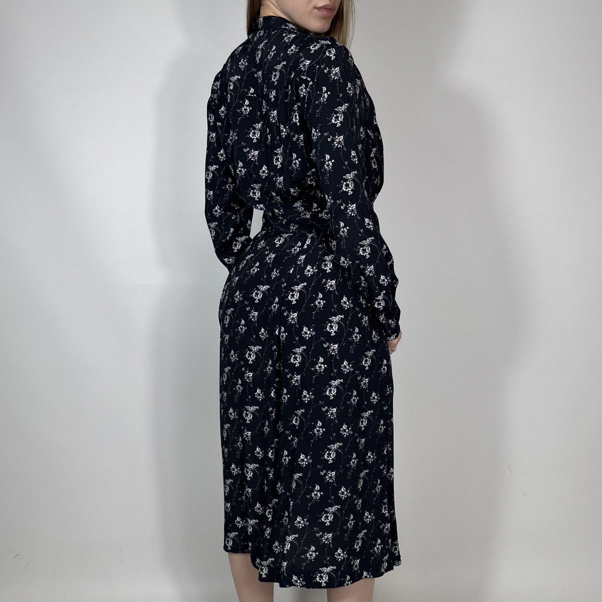 Laura Ashley Vintage Y2K Laura Ashley Archive Floral Flared Maxi Dress Size L / US 10 / IT 46 - 2 Thumbnail