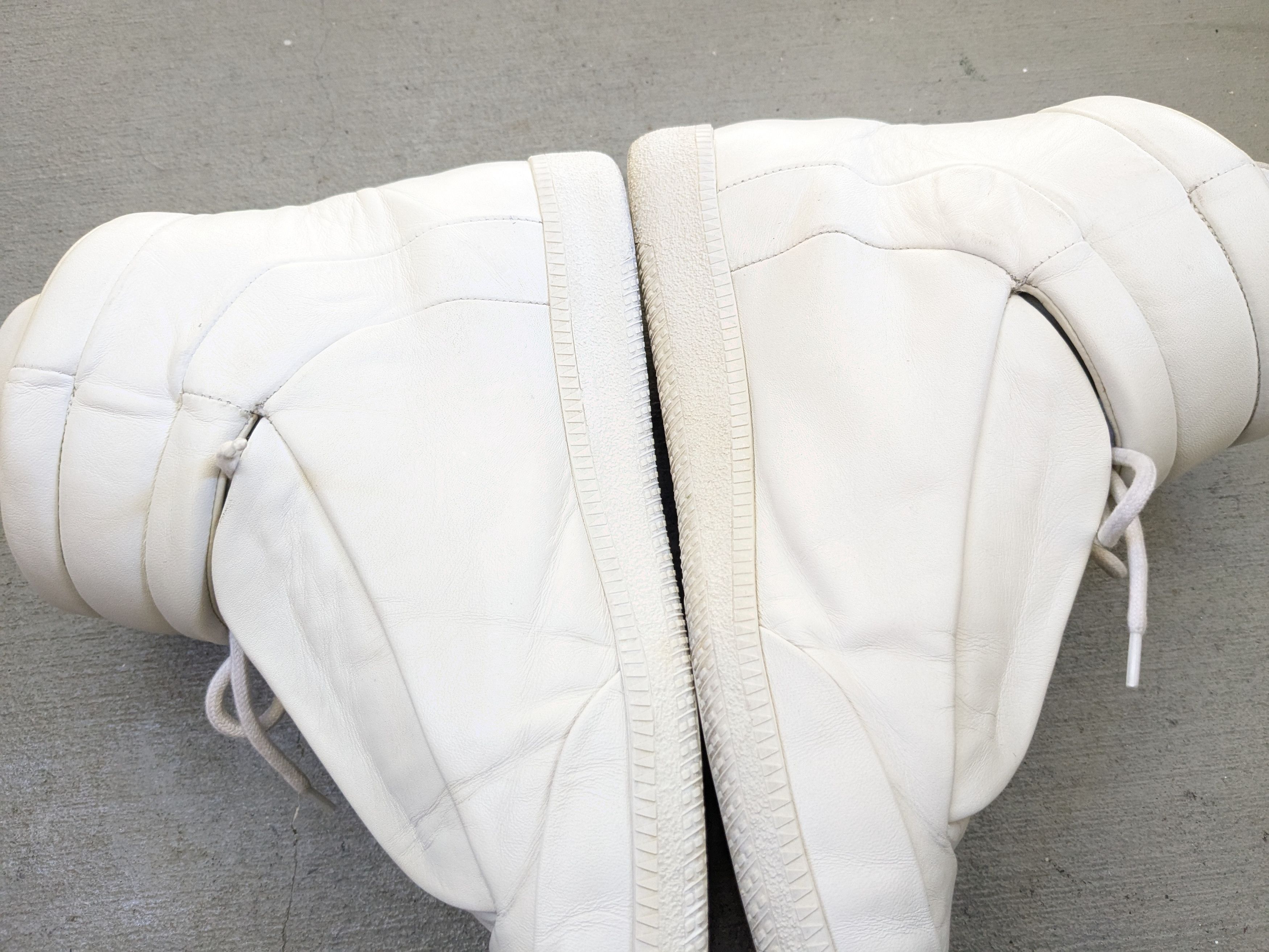 Maison Margiela Maison Margiela Future White 9 42 Leather High Tops Size US 9 / EU 42 - 11 Thumbnail