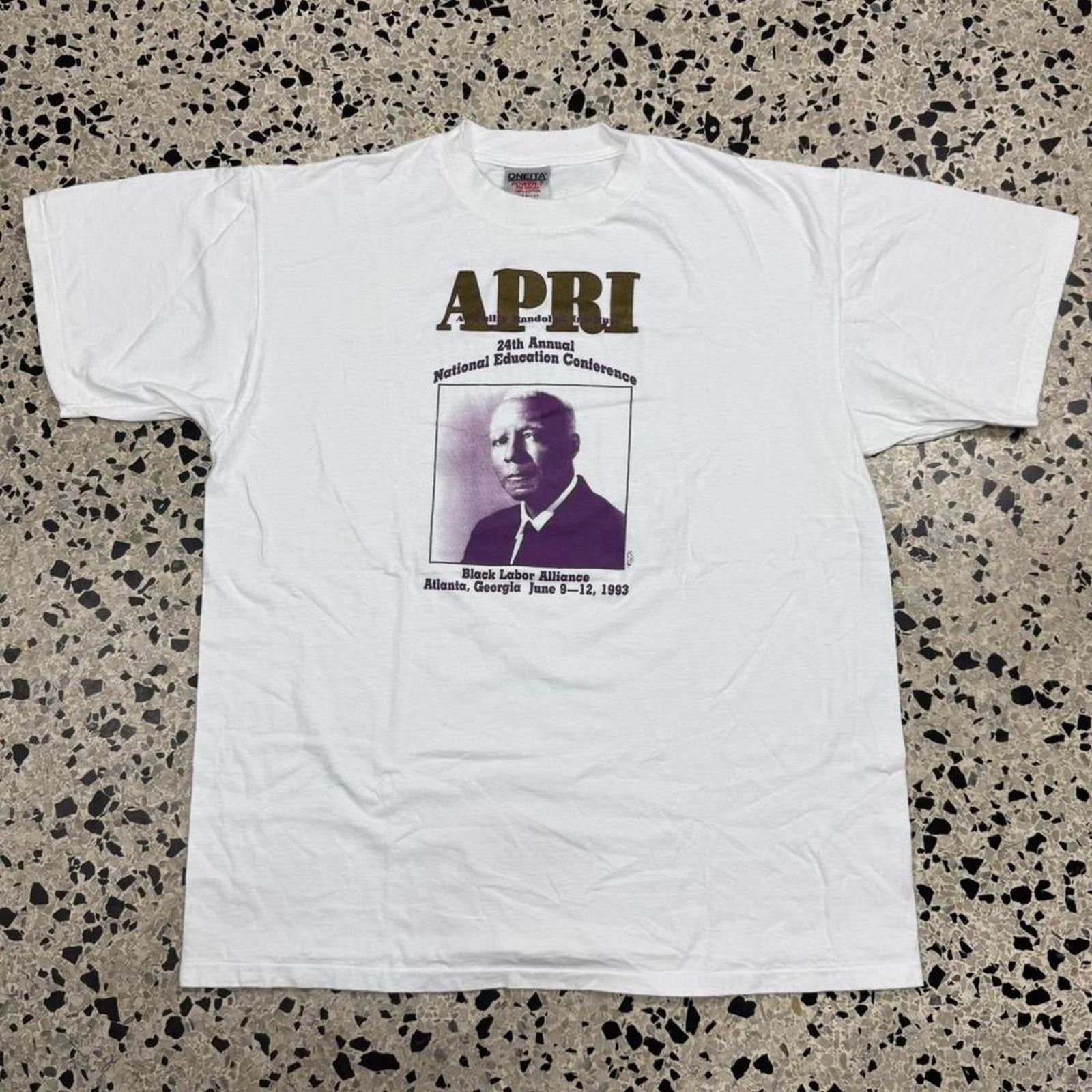 VINTAGE 90S SINGLE STITCH NORMAN HILL 60TH BIRTHDAY TEE: