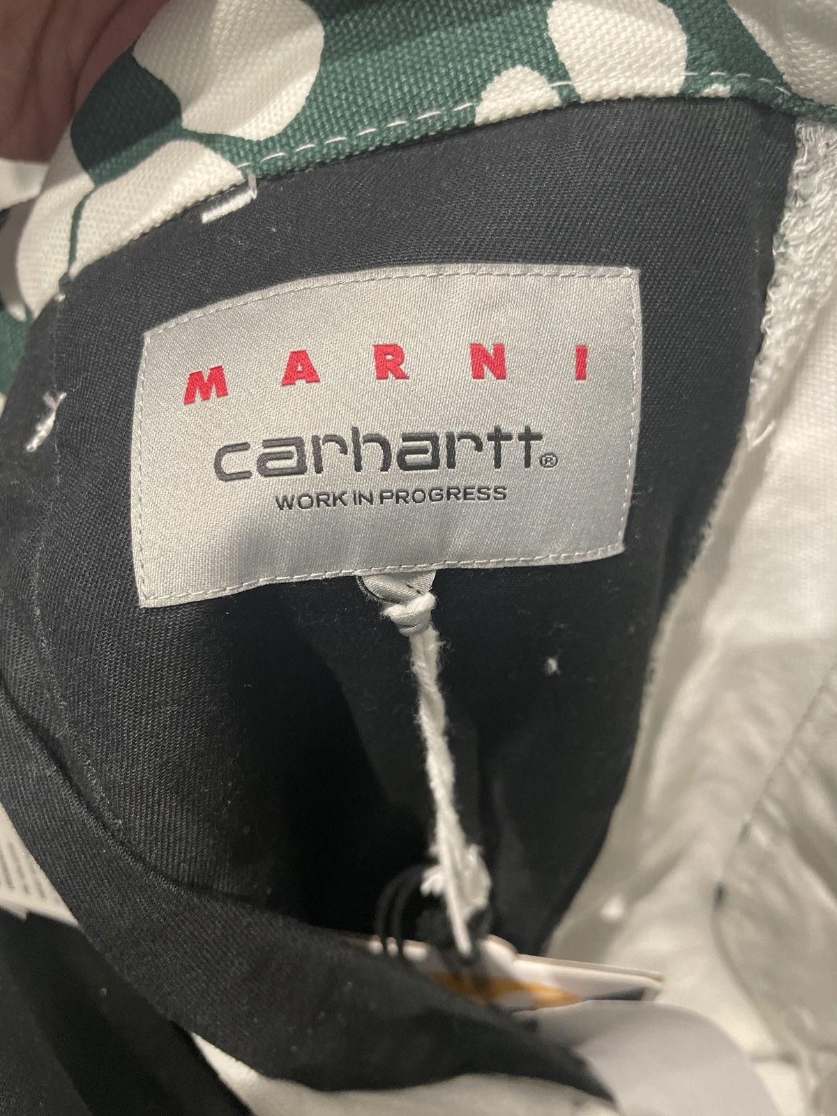 Carhartt Wip × Marni Marni Carhartt Green Flower Trouser Pants Size US 30 / EU 46 - 8 Thumbnail