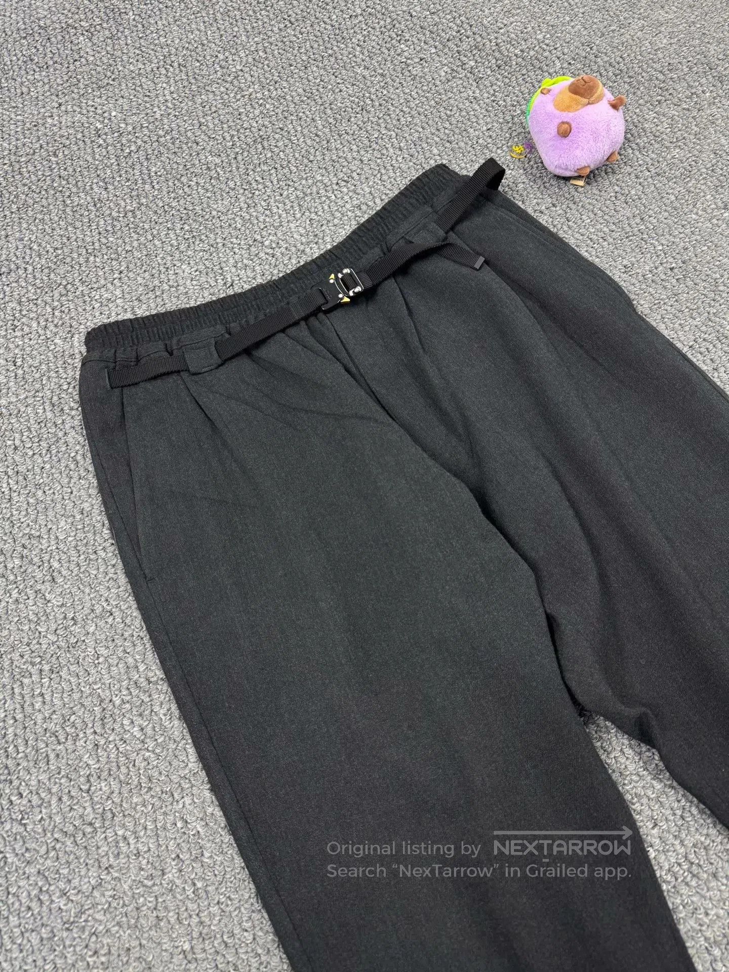 Dior Dior Gray Belt Buckle Loose Fit Denim Pants| Size US 36 / EU 52 - 3 Thumbnail
