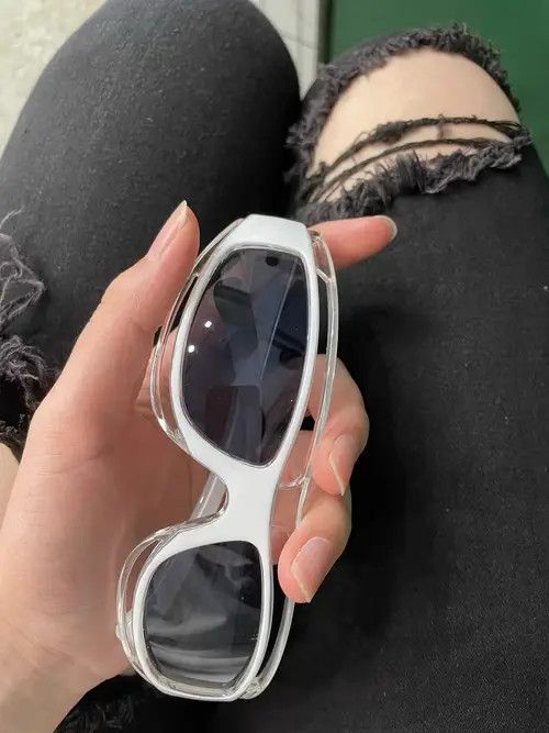 VIBE High quality retro punk futuristic tech sunglasses Size ONE SIZE - 6 Thumbnail