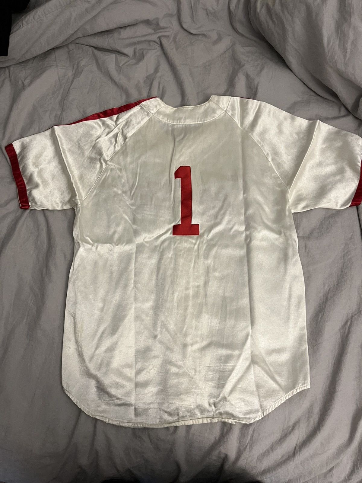 Supreme Supreme Satin Baseball Jersey Size US M / EU 48-50 / 2 - 9 Thumbnail