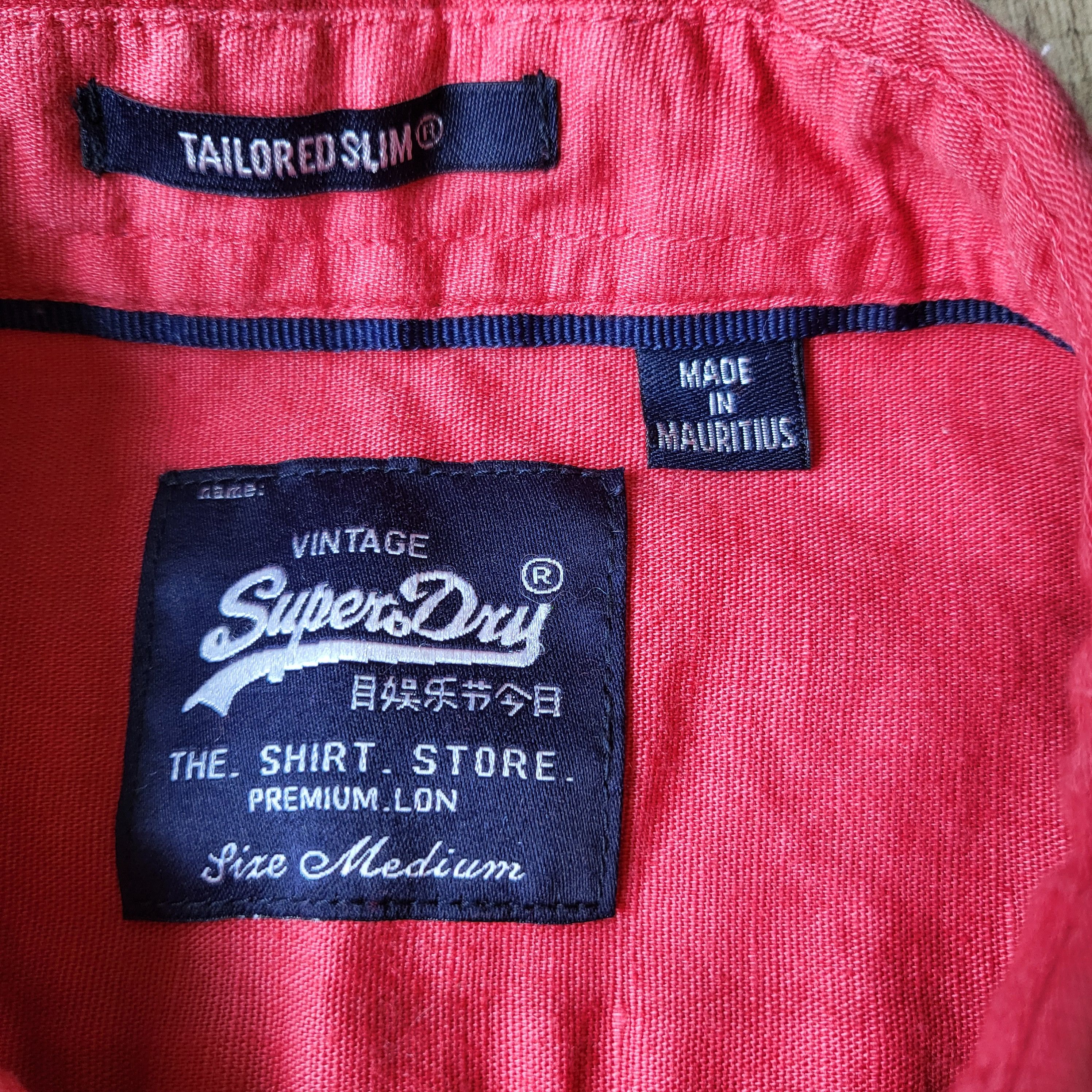Superdry Superdry long sleeve button-down tailored slim casual shirt Size US M / EU 48-50 / 2 - 5 Thumbnail