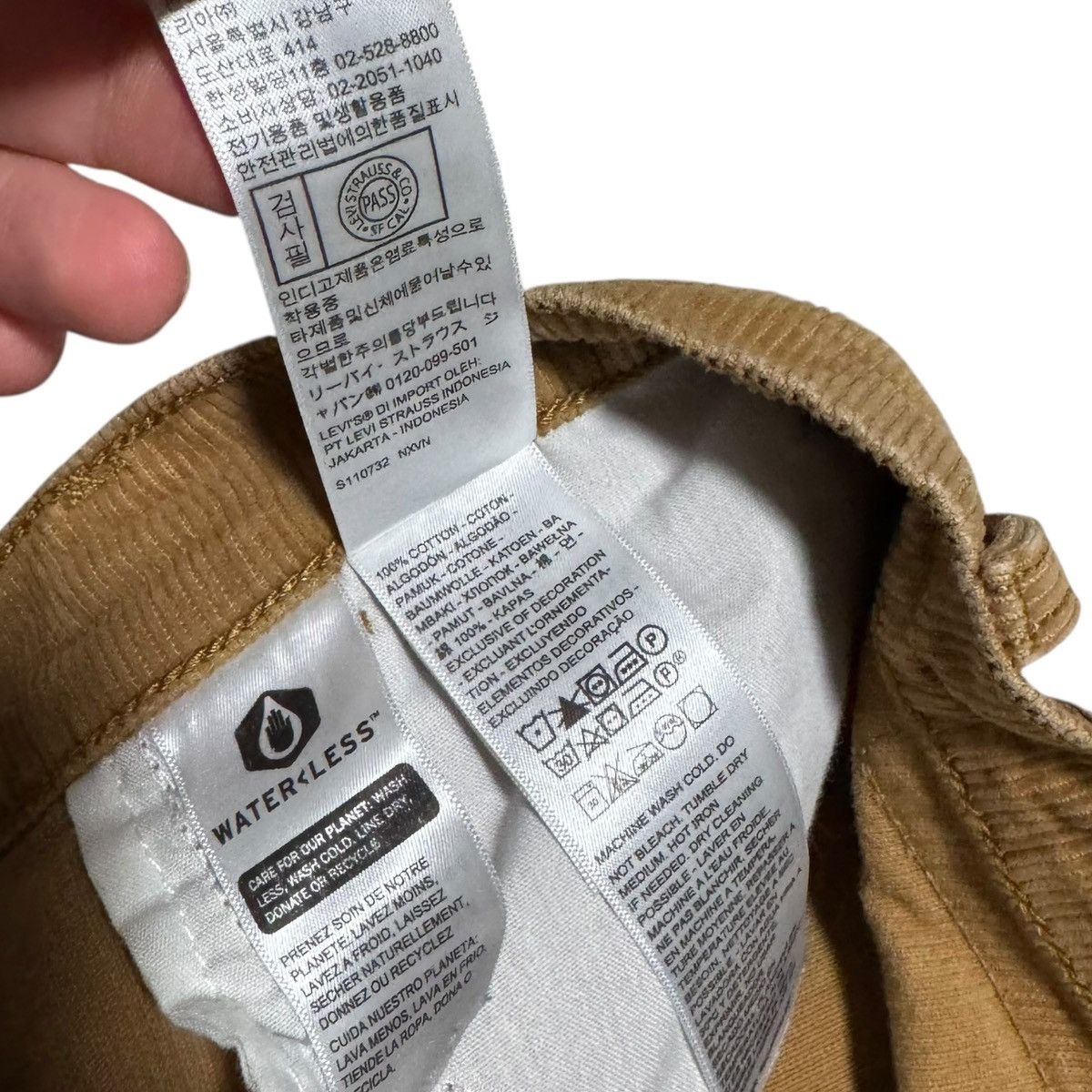 Levi's Levi's 94 Baggy Straight Corduroy Pants Women 26.75x29 7/8 Size 26" / US 2 / IT 38 - 7 Thumbnail