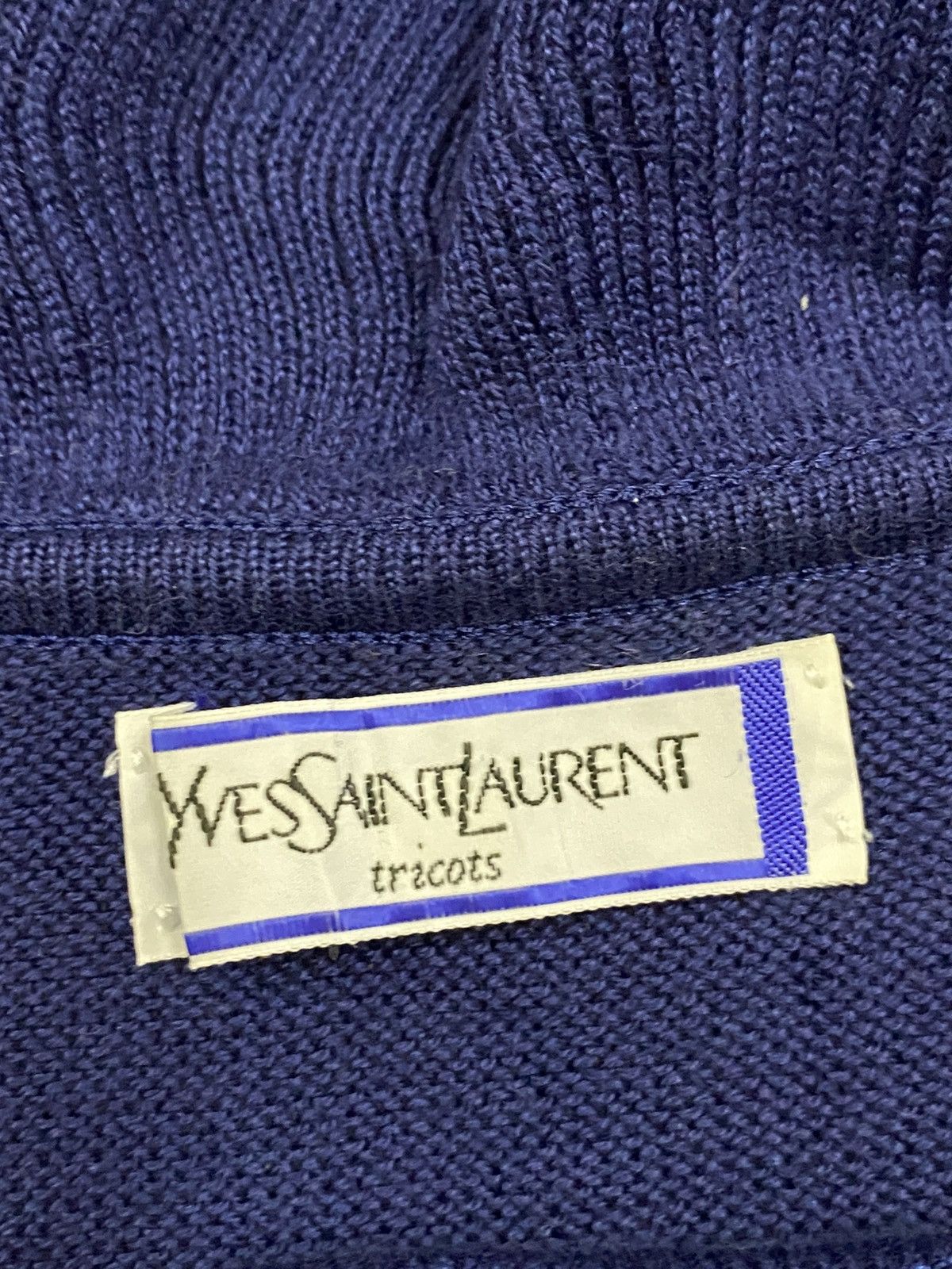 Yves Saint Laurent Vintage Yves Saint Laurent YSL Tricots Ruffle Collar Knit Size M / US 6-8 / IT 42-44 - 9 Thumbnail
