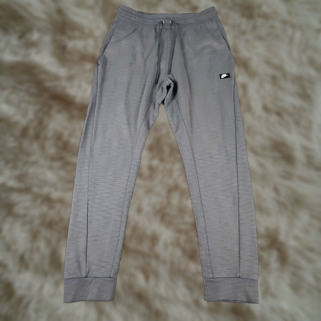 Nike Nike Pants Mens Medium Gray Swoosh Track Joggers Sweatpants Size US 31 - 1 Thumbnail