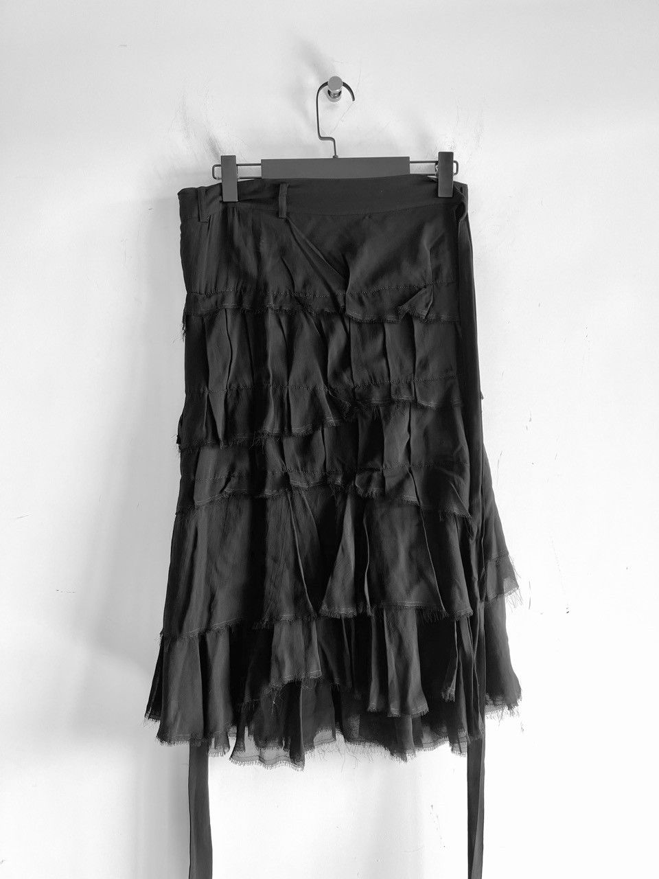 Comme des Garcons Homme Plus COMME des GARCONS HOMME PLUS Deconstructed Wrap Skirt Apron Size 42" / US 20 - 2 Thumbnail