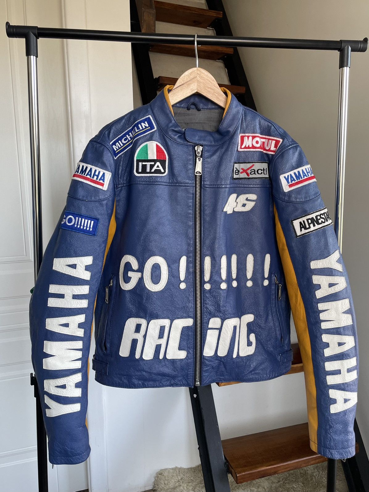 Jacket Valentino Rossi Men's Clothing VINTAGE YAMAHA RACING