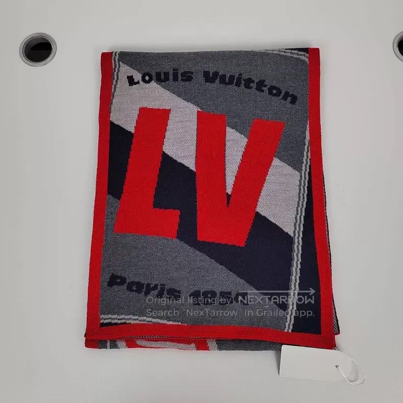 Louis Vuitton Louis Vuitton Cashmere monogram logo scarf Size ONE SIZE - 1 Thumbnail