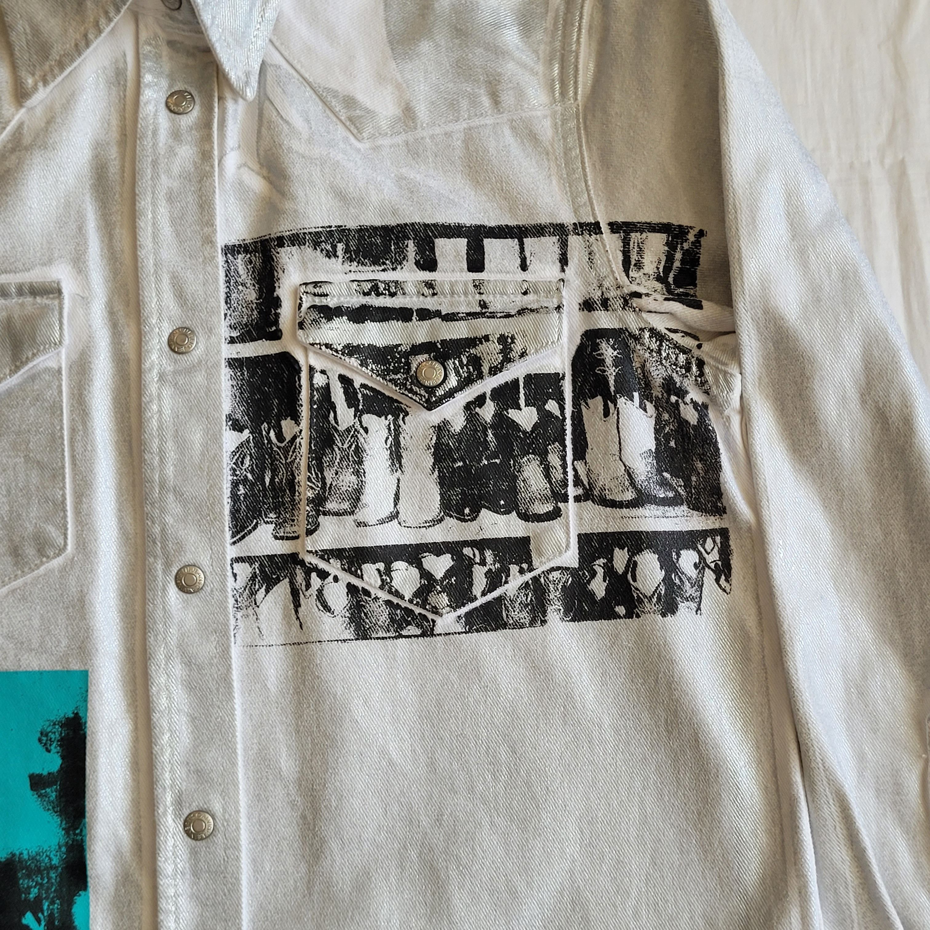 Raf Simons Calvin Klein by Raf Simons screenprinted western overshirt Size US XS / EU 42 / 0 - 5 Thumbnail