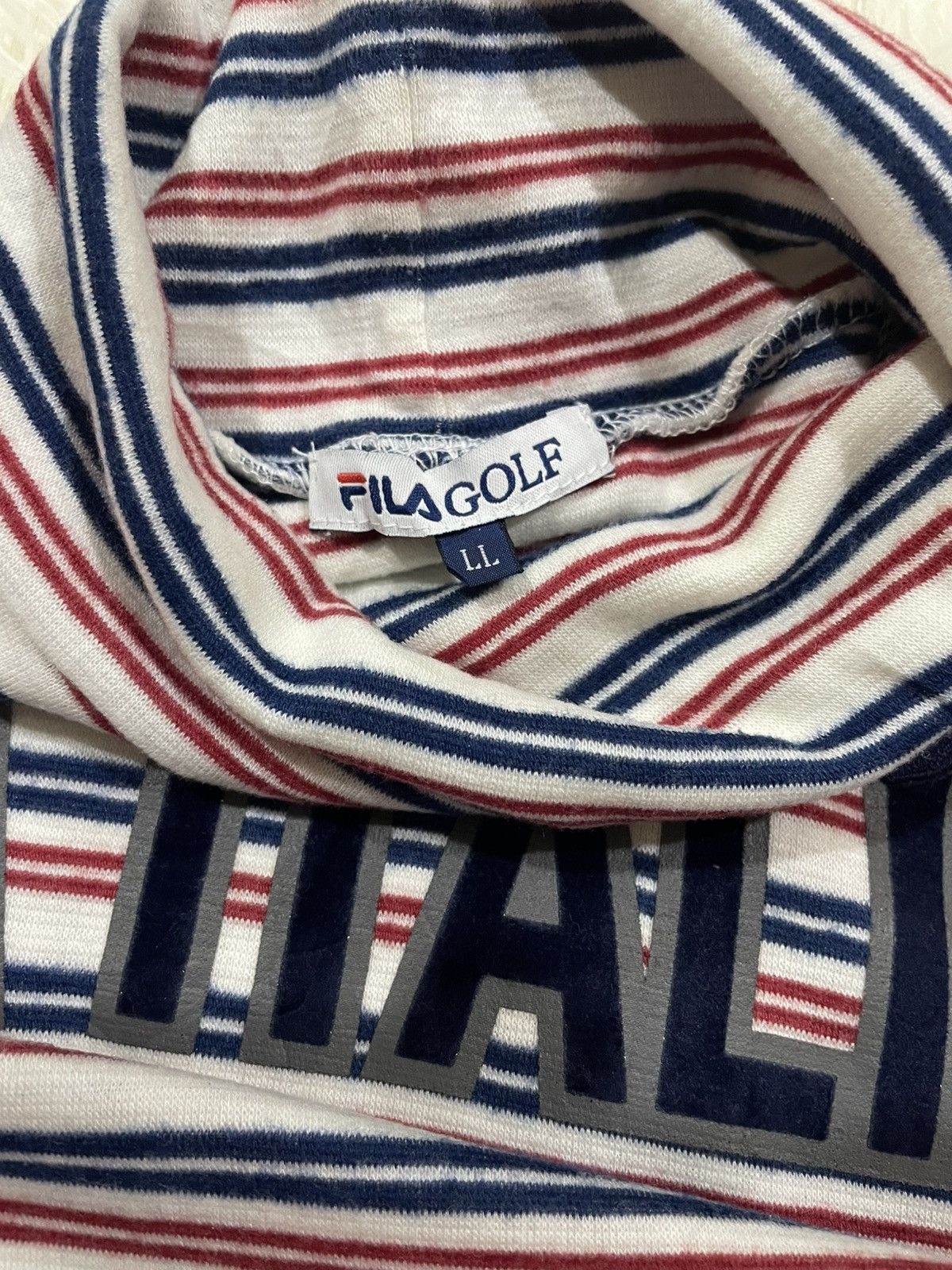 Fila Fila Golf Turtleneck Stripe Tshirt Size US L / EU 52-54 / 3 - 3 Thumbnail