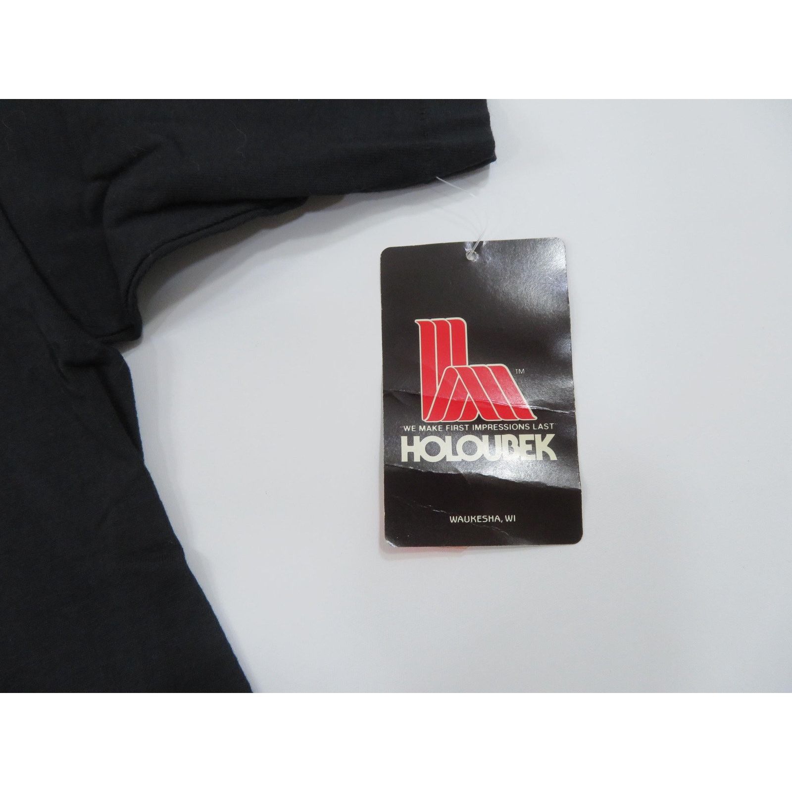 Other Wolf Wolves Forest Graphic Haloubek Black T-shirt Sz L 90s Size US L / EU 52-54 / 3 - 4 Thumbnail