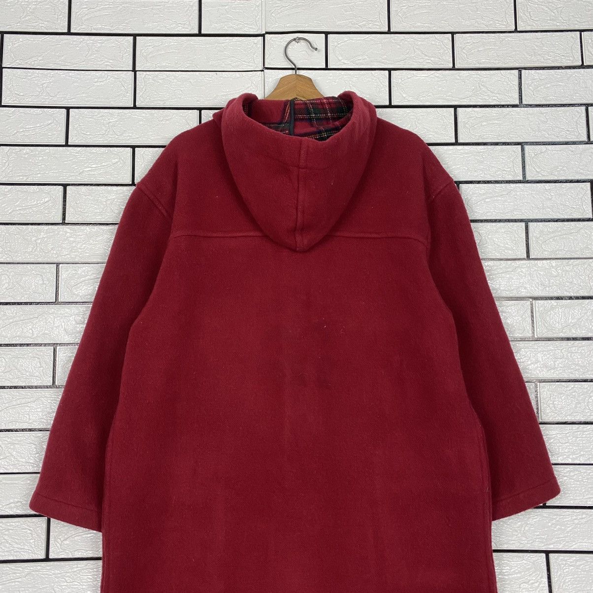 Burberry 🔥VINTAGE DUFFLE WOOL JACKET BURBERRYS CHECK TARTAN BLANKET Size US M / EU 48-50 / 2 - 13 Thumbnail