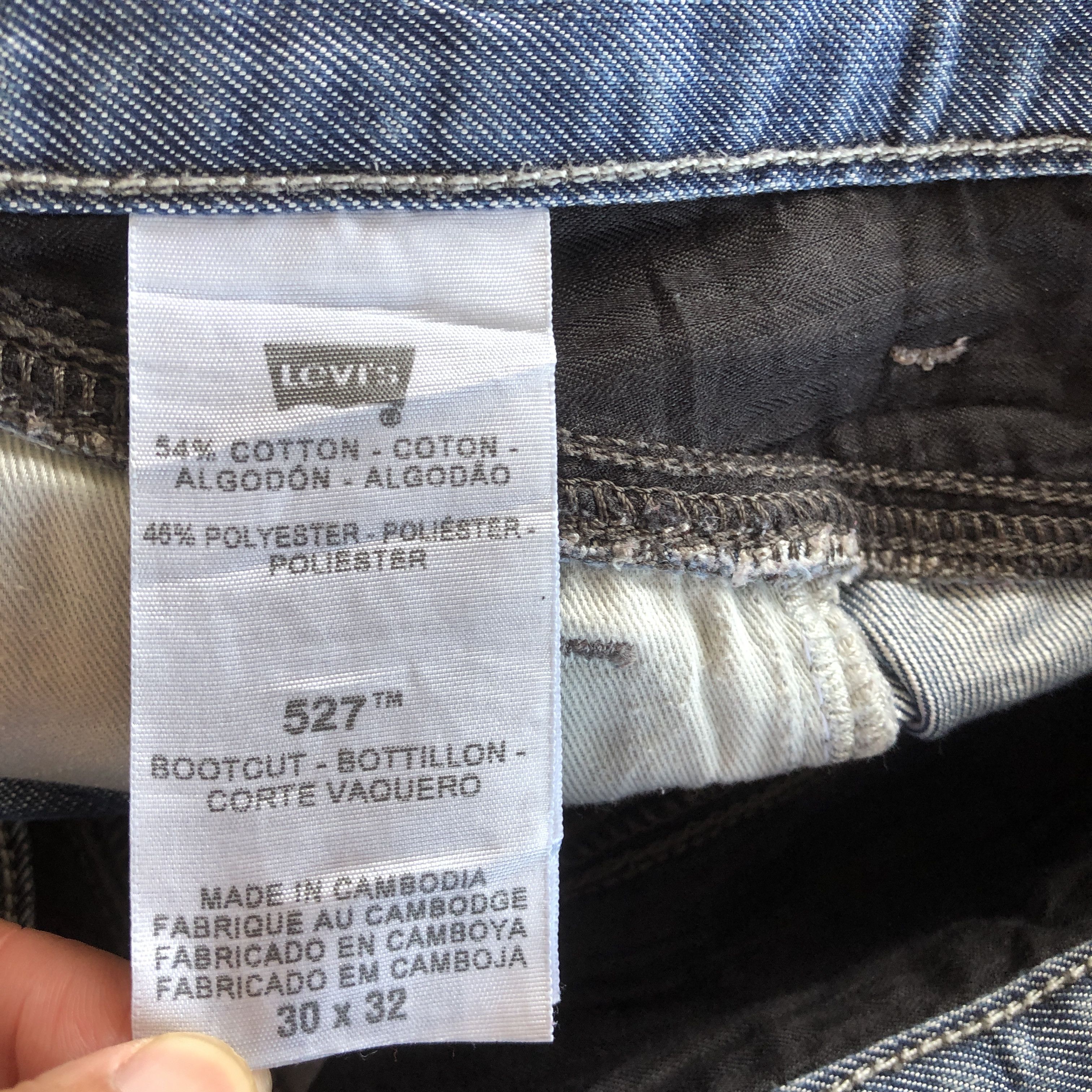 If Six Was Nine × Levi's × Vintage Vintage Levis 527 Boot Cut Jeans Flare Denim Wide Leg Pants Size US 30 / EU 46 - 9 Thumbnail