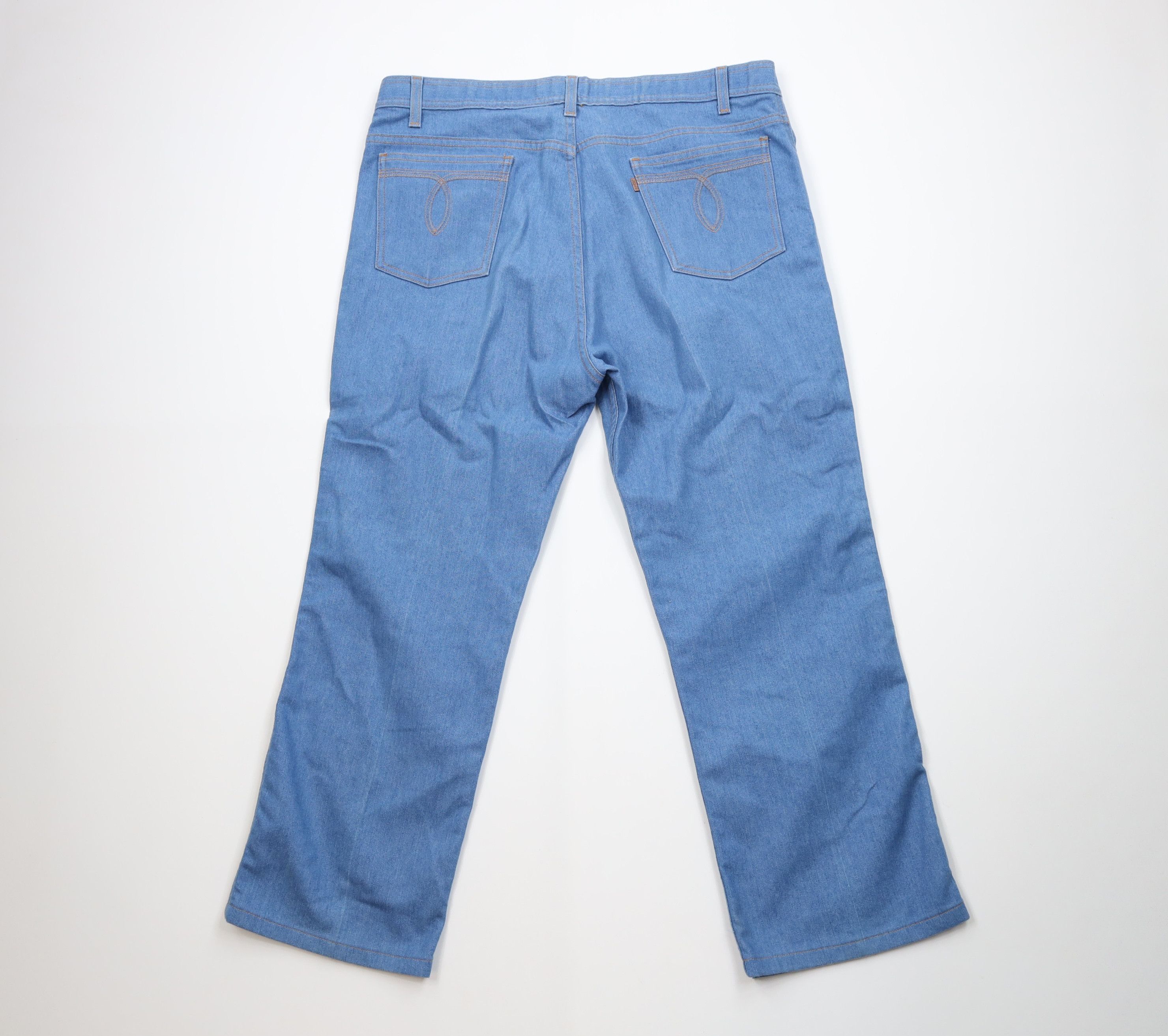 Levi's Vintage Y2K 2000 Levis Flared Wide Leg Denim Jeans Blue Size US 40 / EU 56 - 11 Thumbnail