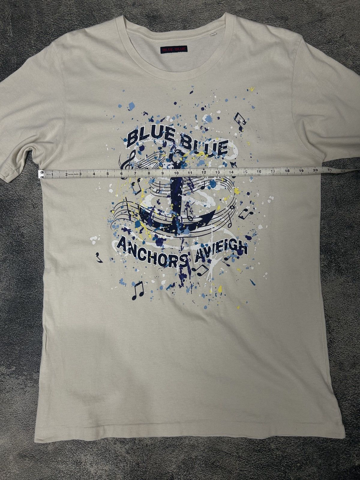 Blue Blue Japan Vintage Blue Blue Japan Anchors Aweigh tee Size US L / EU 52-54 / 3 - 9 Thumbnail