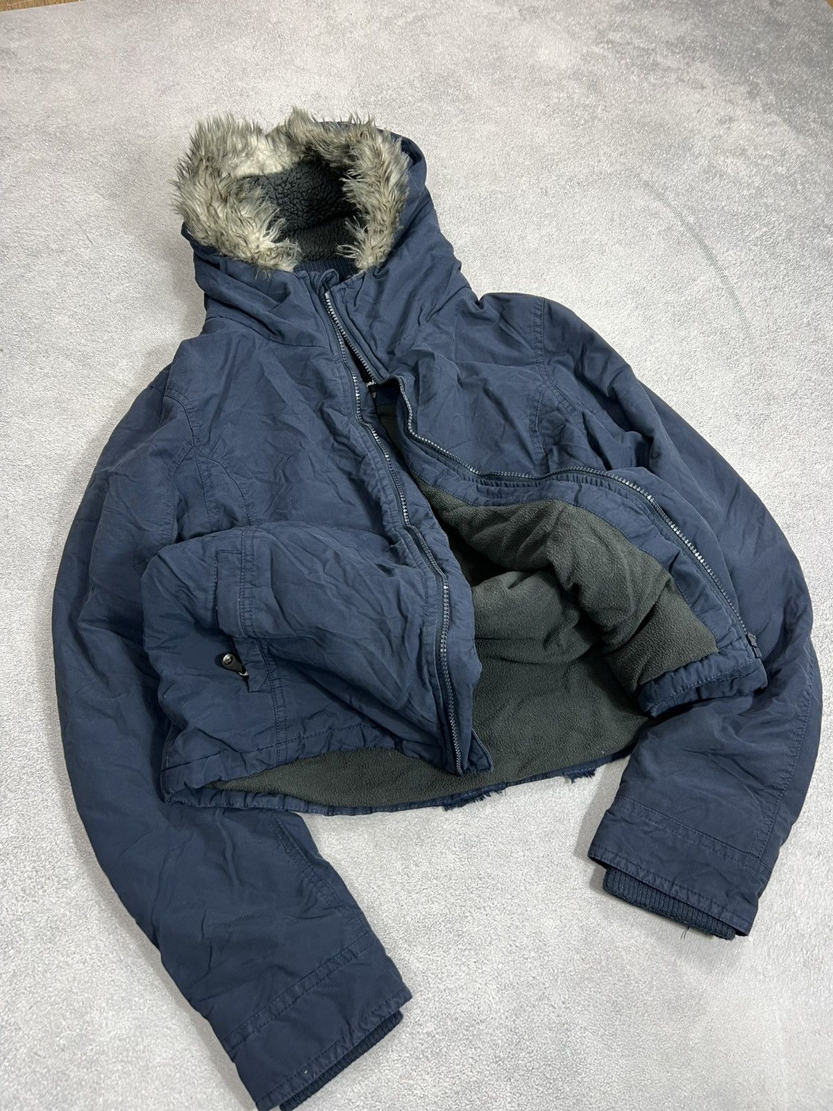 If Six Was Nine Washed Avant Garde If Six Was Nine Style Bomber Jacket Fur Size US M / EU 48-50 / 2 - 2 Thumbnail