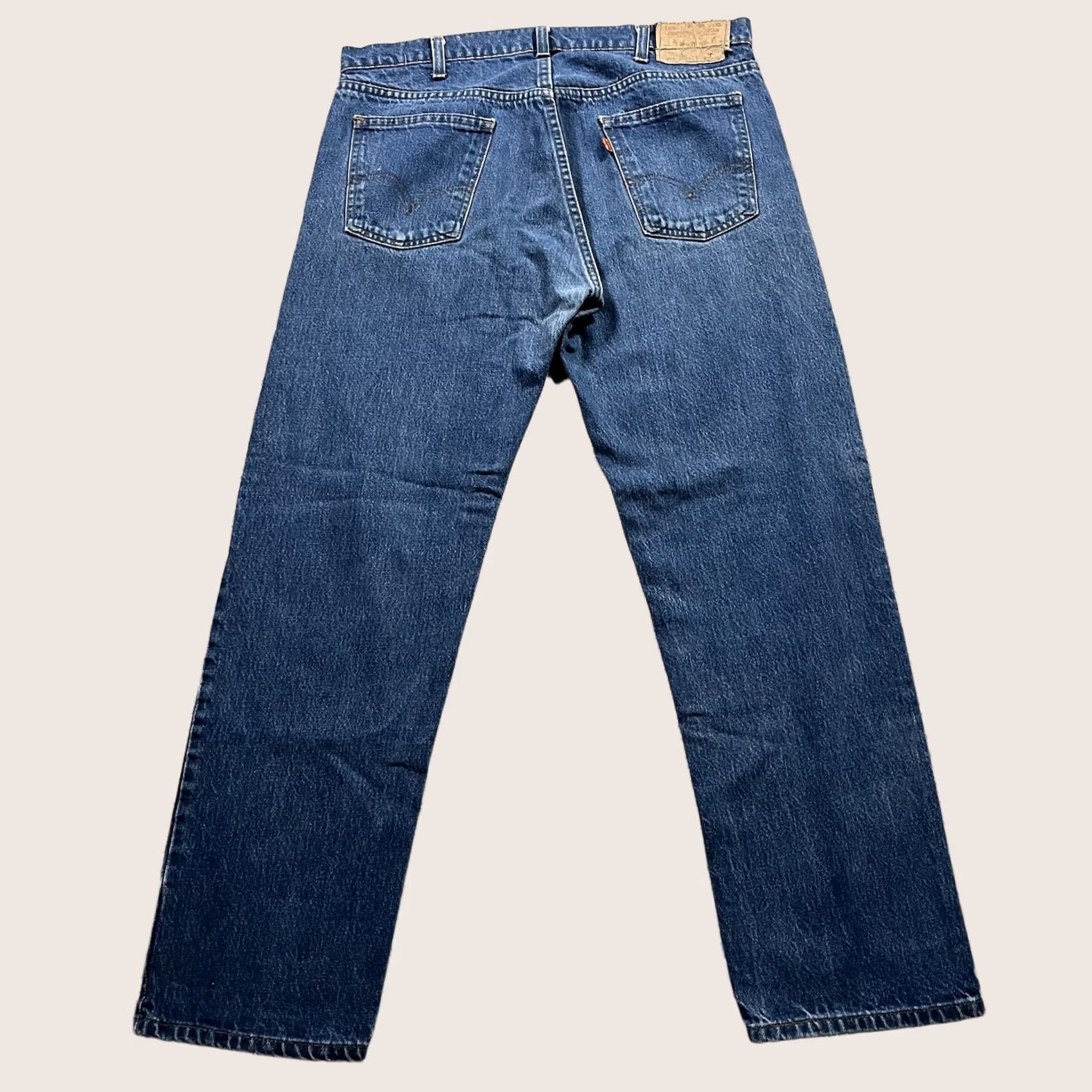 Levi's VINTAGE Levi's 505 Jeans Mens 36x30 Blue Denim 80s USA Hipster Retro Rock Cowboy Grunge 5-Pocket Mens Regular Jeans Size US 36 / EU 52 - 1 Thumbnail