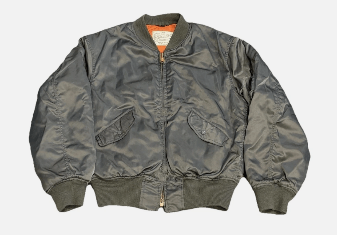 Japanese Brand 70s-80s Houston Type MA-1 Bomber Jacket Size US S / EU 44-46 / 1 - 1 Thumbnail