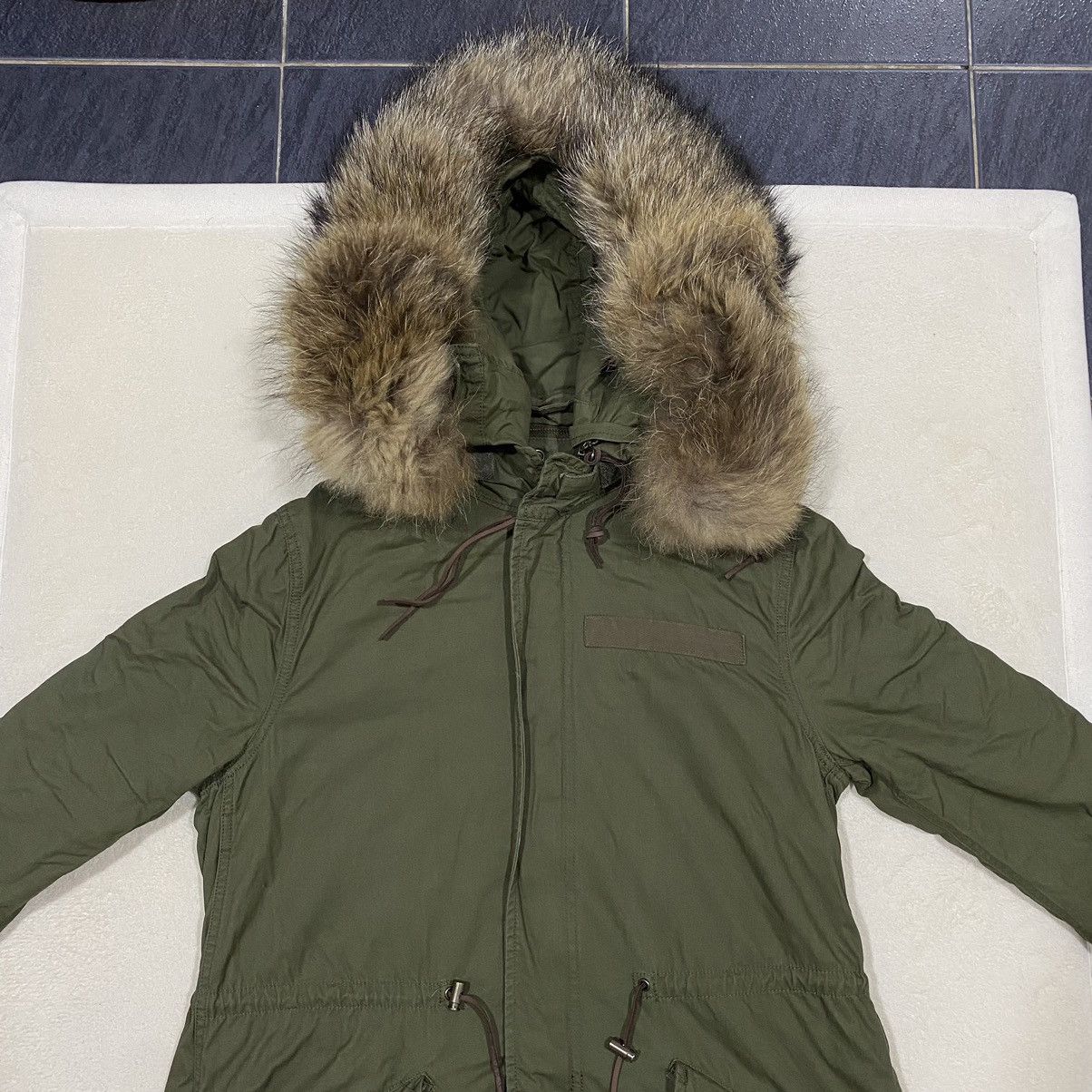GOA Vintage Japanese Brand G.O.A. Fur Military Parka Jacket Size US S / EU 44-46 / 1 - 2 Thumbnail