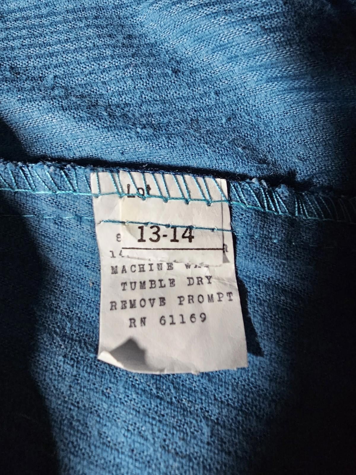 The Unbranded Brand blue teal corduroy pants size 13-14 27x30 Size 36" / US 14 / IT 50 - 4 Thumbnail