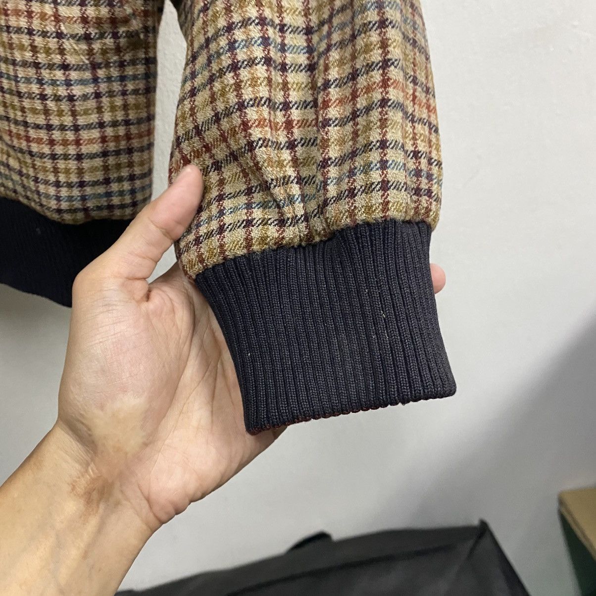 Pierre Cardin Pierre Cardin houndstooth bomber jacket in wool tweed Size US S / EU 44-46 / 1 - 9 Thumbnail