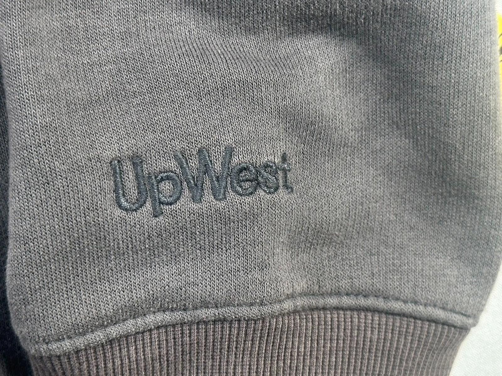 Designer UpWest Resort & Mercantile Men S Gray Embroidered Sweatshirt Size US S / EU 44-46 / 1 - 7 Thumbnail
