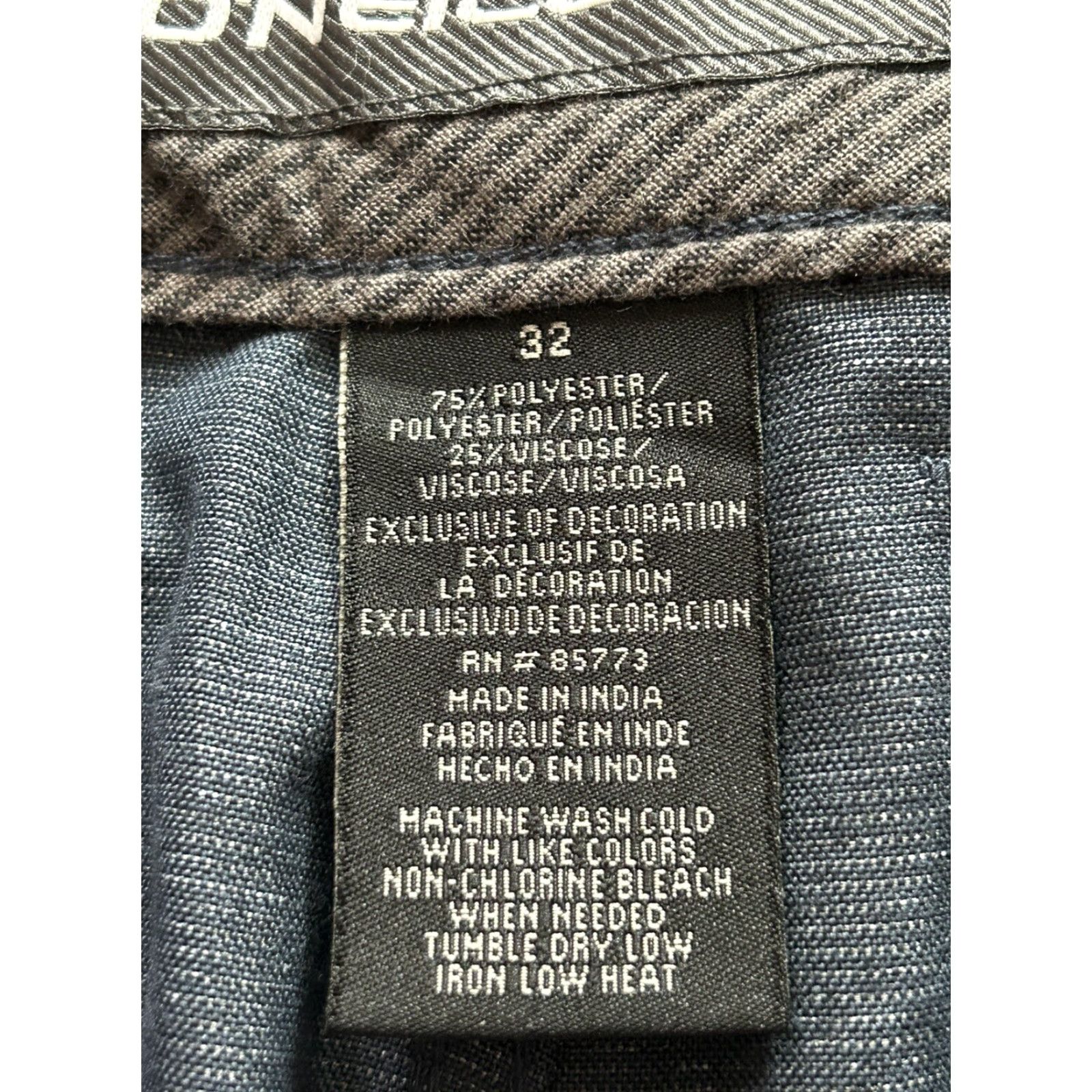 O'Neill O'Neill Men Navy Blue Chino Shorts 32 Size Regular Mens Blue Chino 32 Size US 32 / EU 48 - 5 Thumbnail