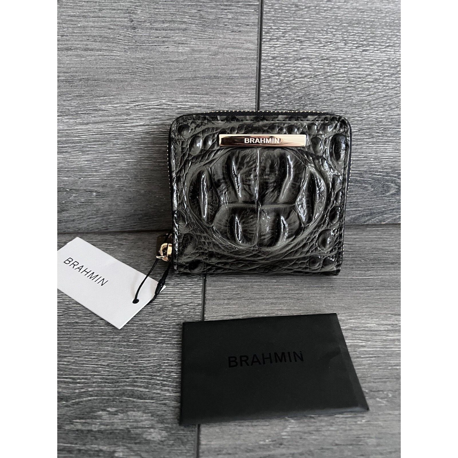 BRAHMIN Brahmin Mini Suri Leather Wallet in Serpentine Melbo B000516 Size ONE SIZE - 1 Thumbnail
