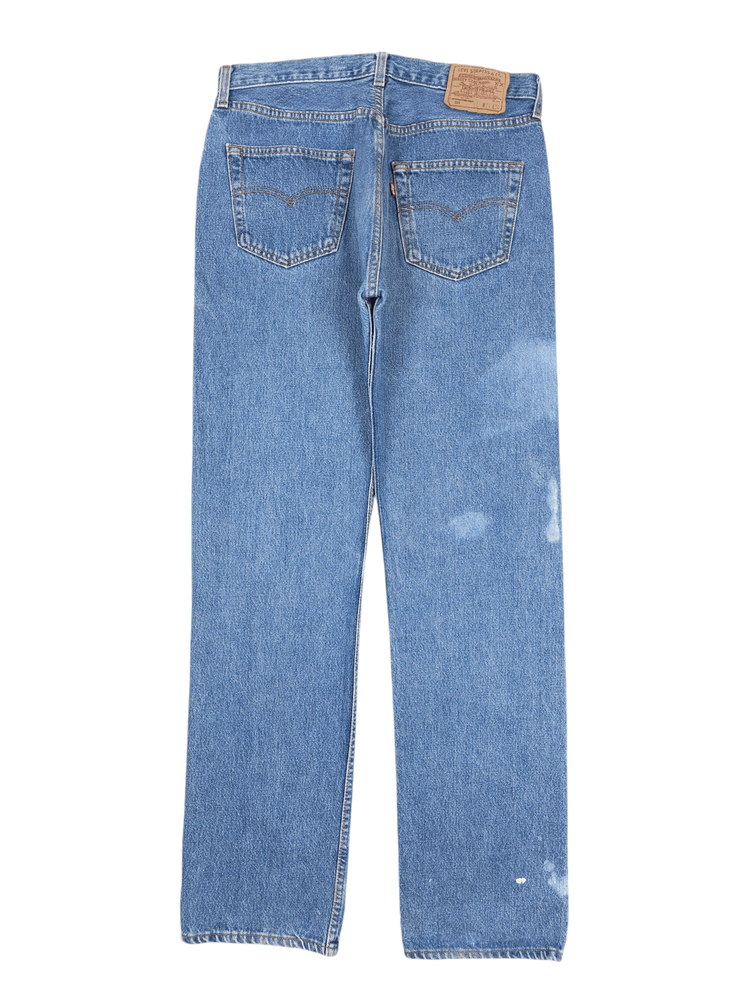 Levi's × Vintage 💎 Size 34/34 Bleached Levi's 501 Straight Regular Y2K Jeans Size US 34 / EU 50 - 2 Thumbnail