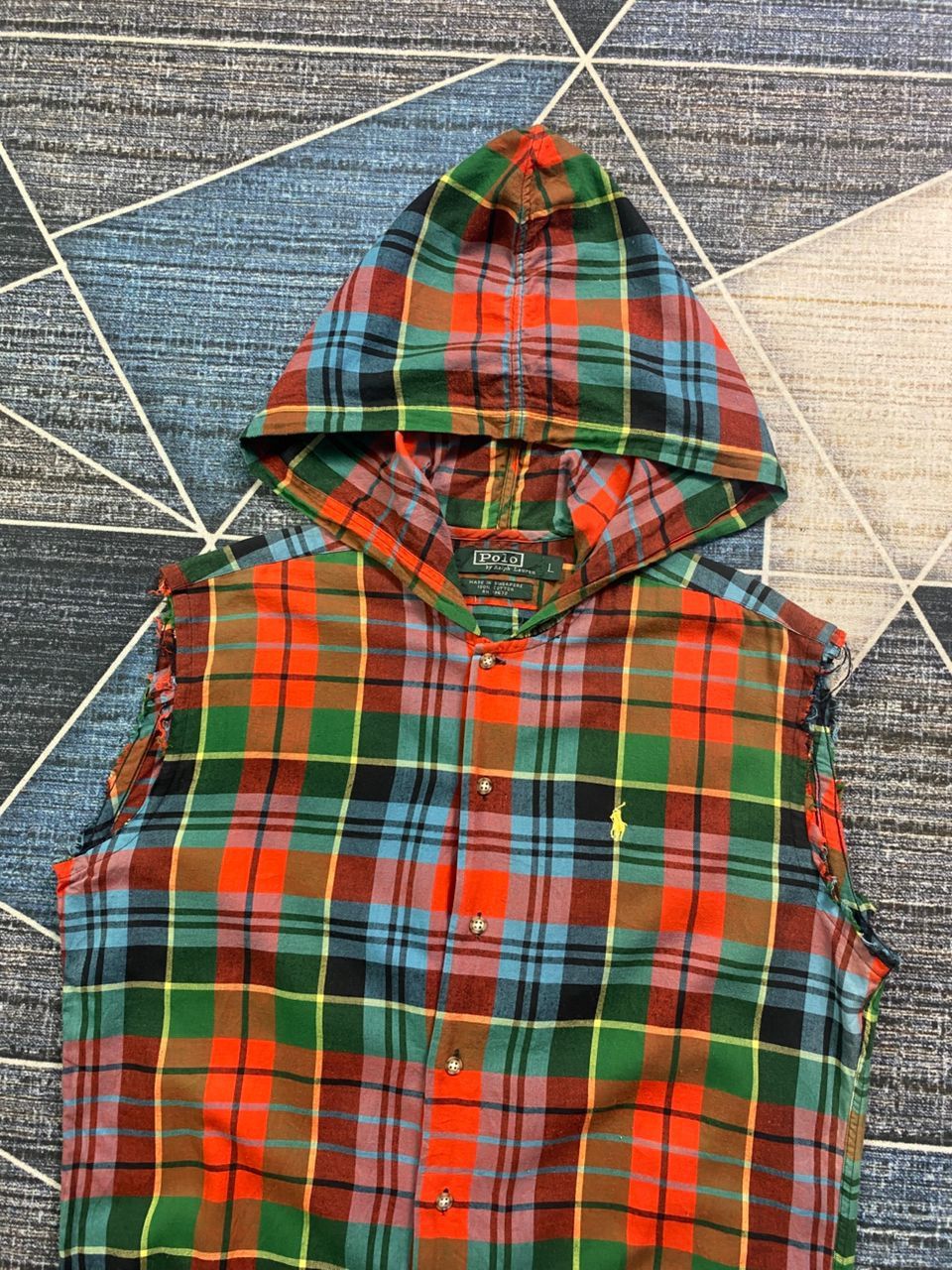 Polo Ralph Lauren PRL Sleeveless Hooded Shirt Size US L / EU 52-54 / 3 - 4 Thumbnail