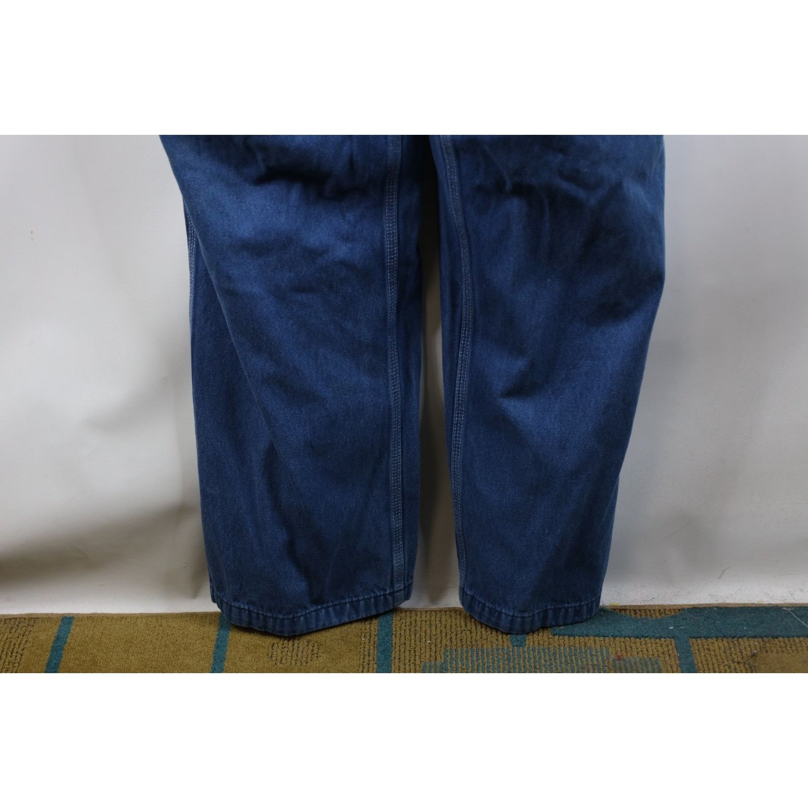Vintage Vintage 90s Streetwear Distressed Wide Leg Denim Overalls Size US 44 / EU 60 - 5 Thumbnail