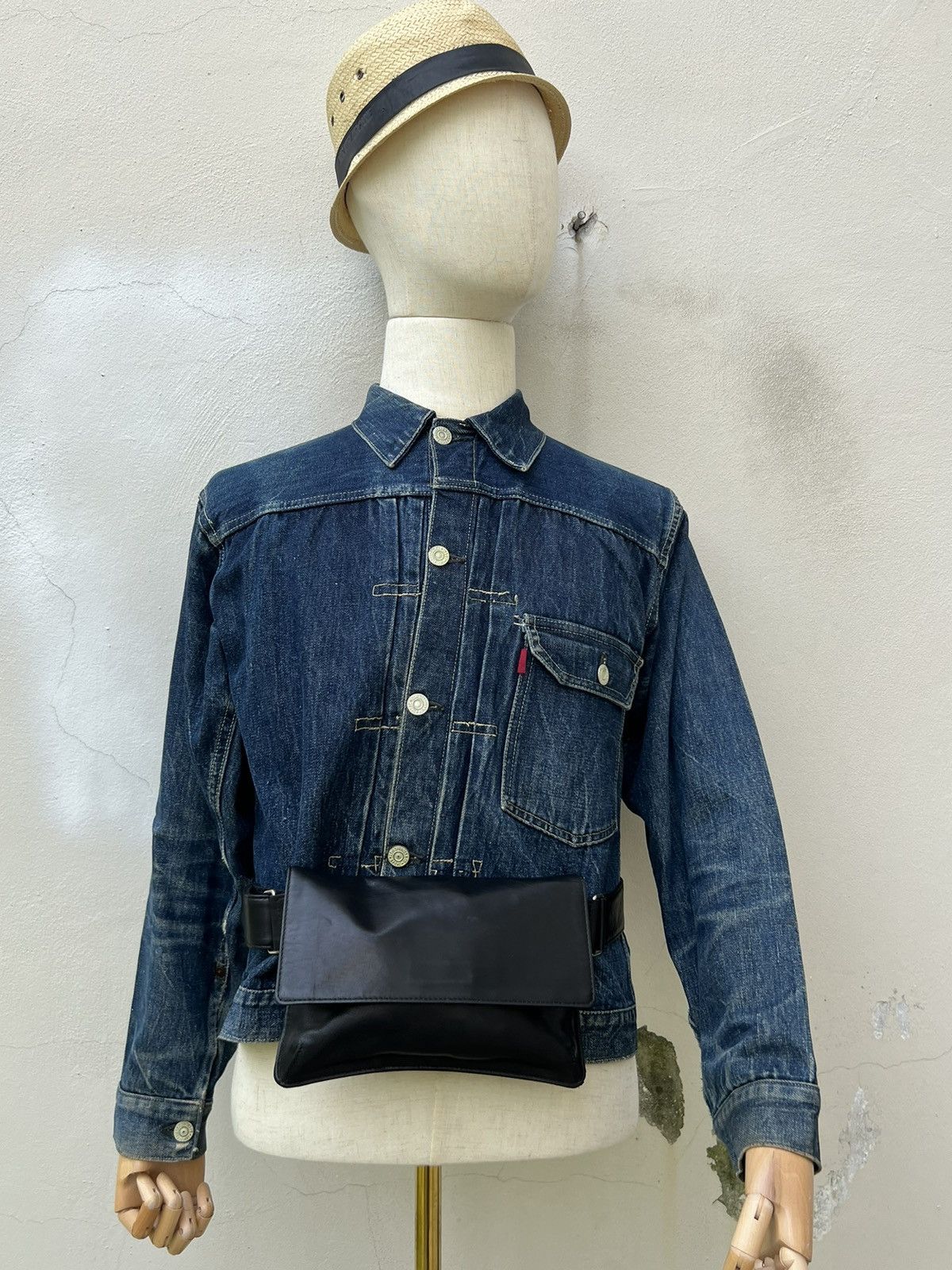 Leather Vintage Yoshie Inaba Japan Hybrid Black Leather Bag Size ONE SIZE - 1 Thumbnail