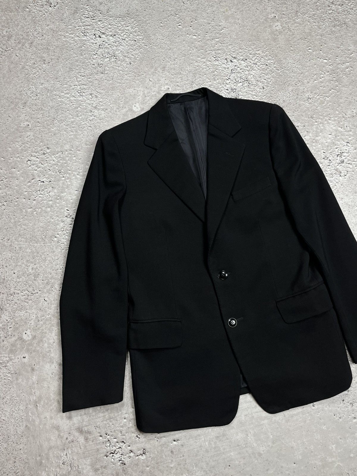 Other Ludwig & Schirmer Heavy Vintage Black Wool Blazer Austria Size 42R - 3 Thumbnail