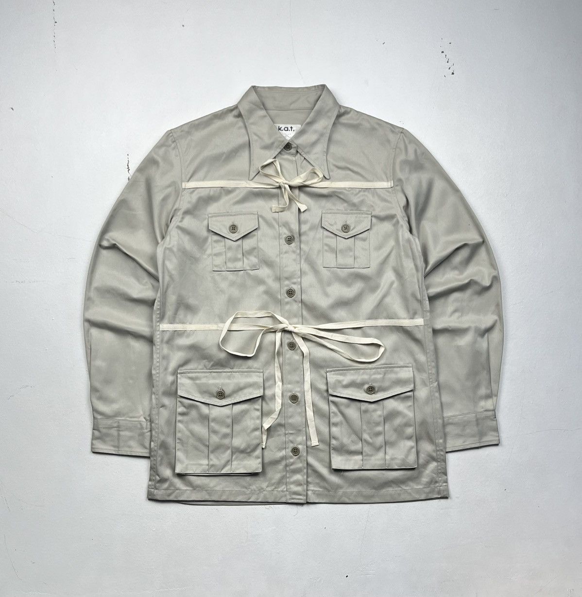 Other K.A.T. Utility Tie Detail Shirt Jacket Size US M / EU 48-50 / 2 - 1 Thumbnail