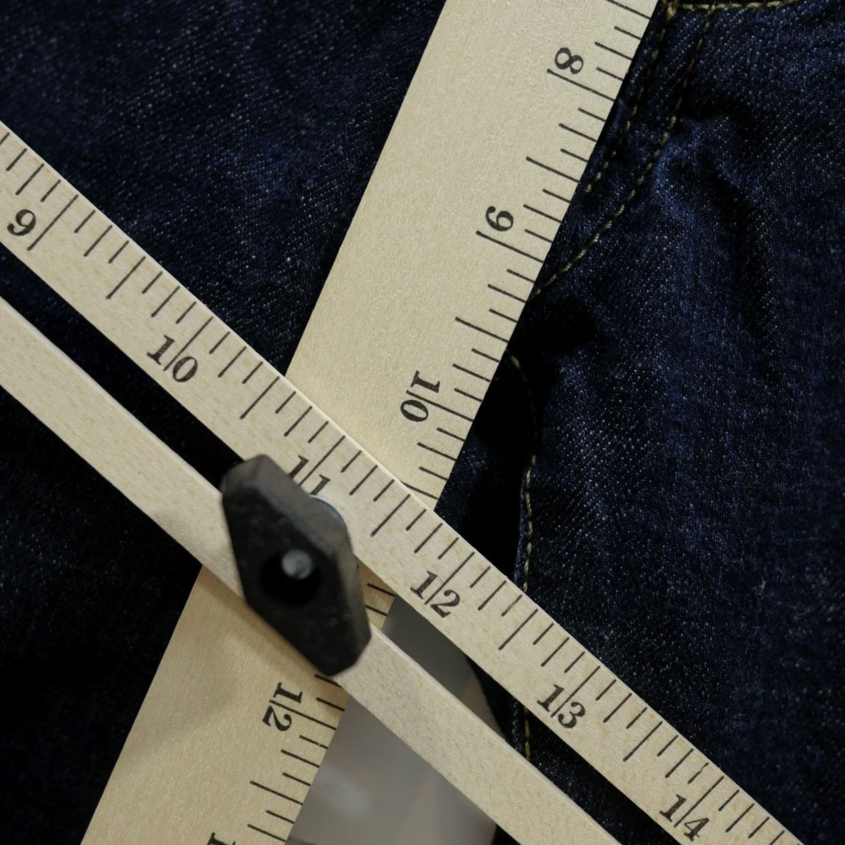 John Varvatos VINTAGE John Varvatos Bowery Jeans 38x28 Mens Straight Denim Dark Wash Button Fly Size US 38 / EU 54 - 7 Thumbnail