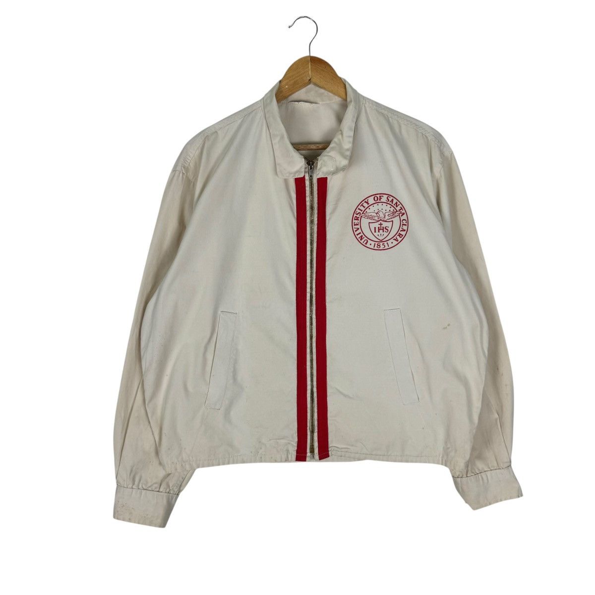Other 🔥50s CHAMPION UNIVERSITY SANTA CLARA ROCKABILLY JACKET Size US L / EU 52-54 / 3 - 2 Thumbnail