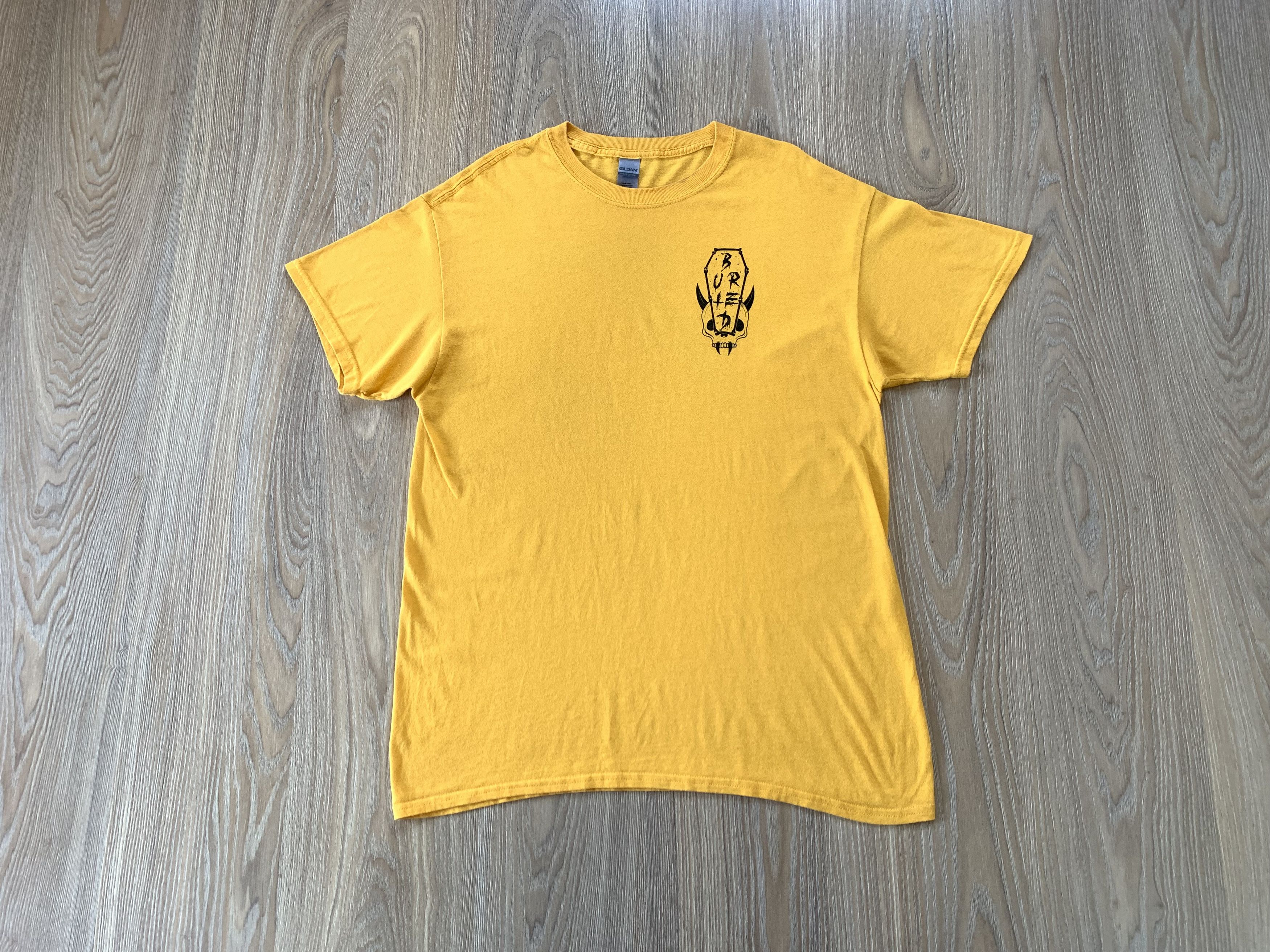 Vintage Gildan Buried Printed Cotton T-Shirt Size US L / EU 52-54 / 3 - 1 Thumbnail