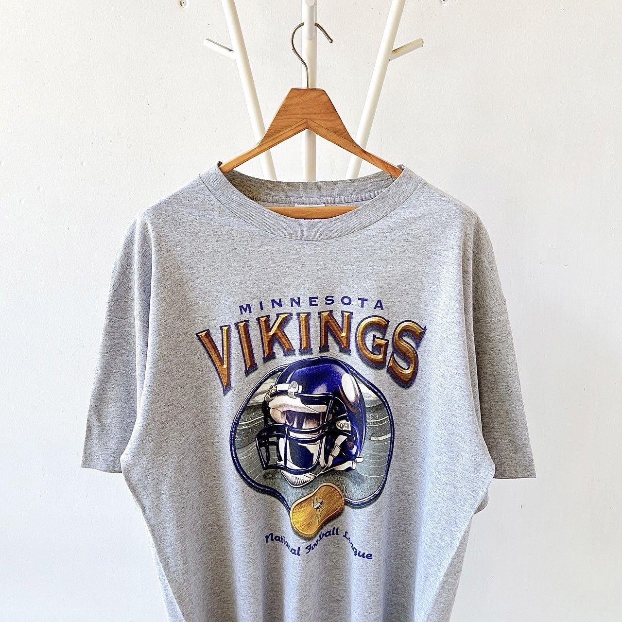 NFL 90s Minnesota Vikings NFL t-shirt/ L Size US L / EU 52-54 / 3 - 3 Thumbnail