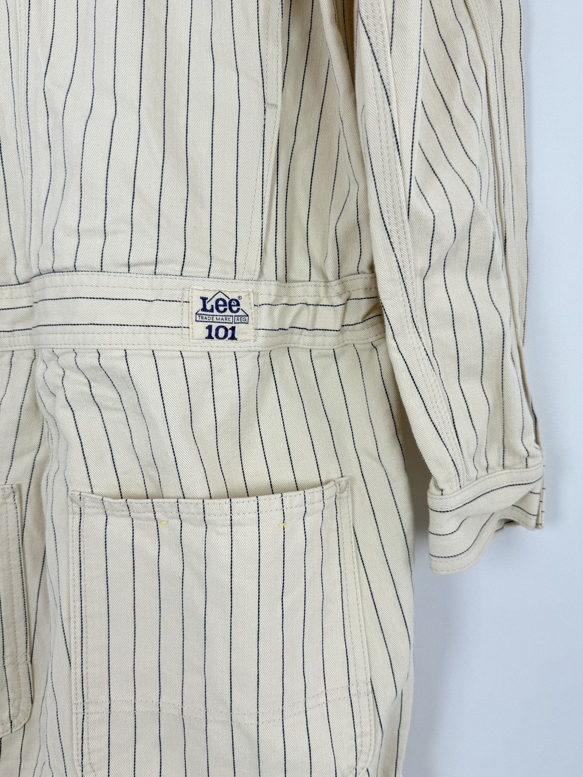 Lee Lee 101 Whizit Gaz Station Herringbone Cotton Coveralls M Size US 32 / EU 48 - 17 Thumbnail