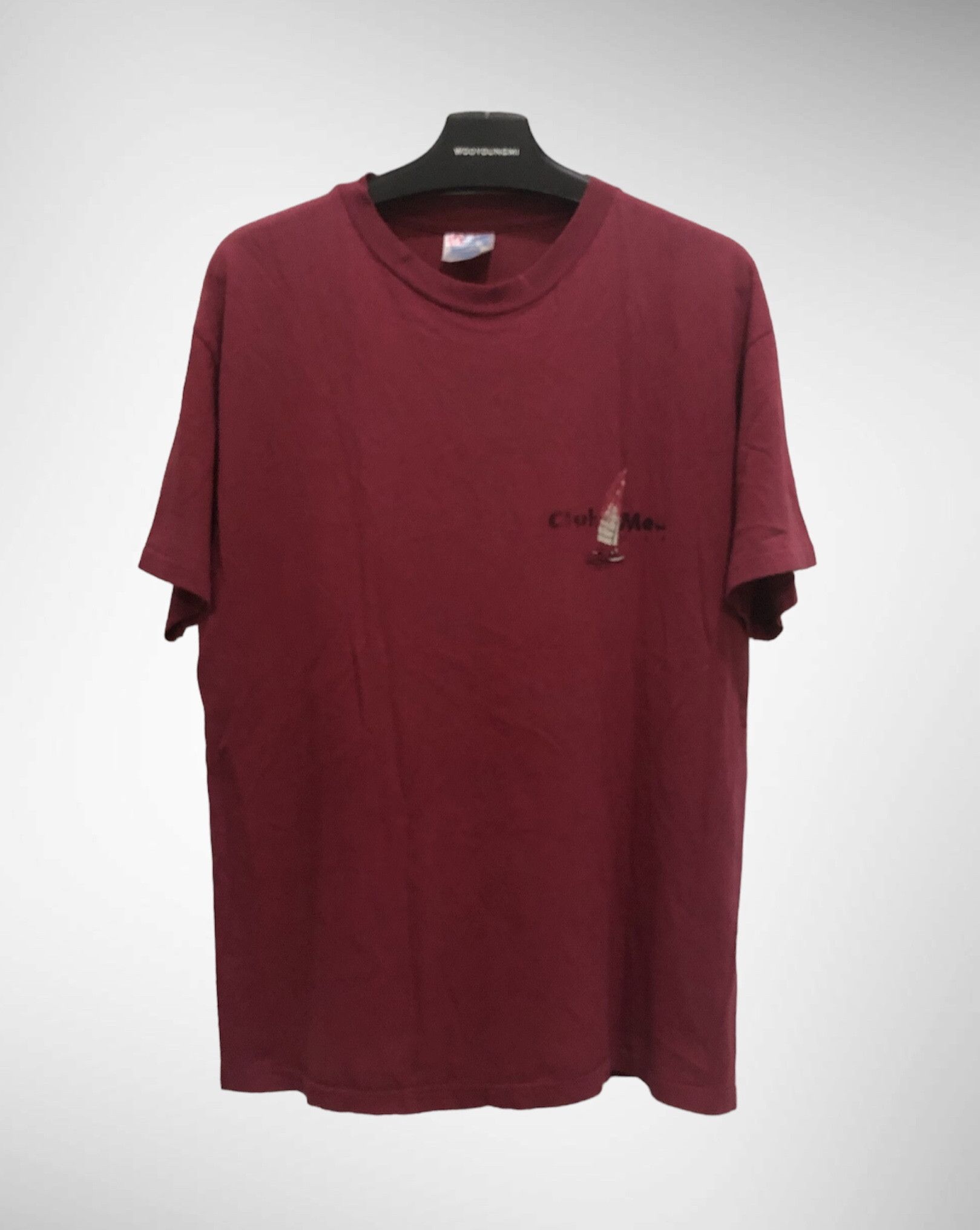 Hanes × Vintage Vintage Worn Club Med Tshirt Size US L / EU 52-54 / 3 - 2 Thumbnail