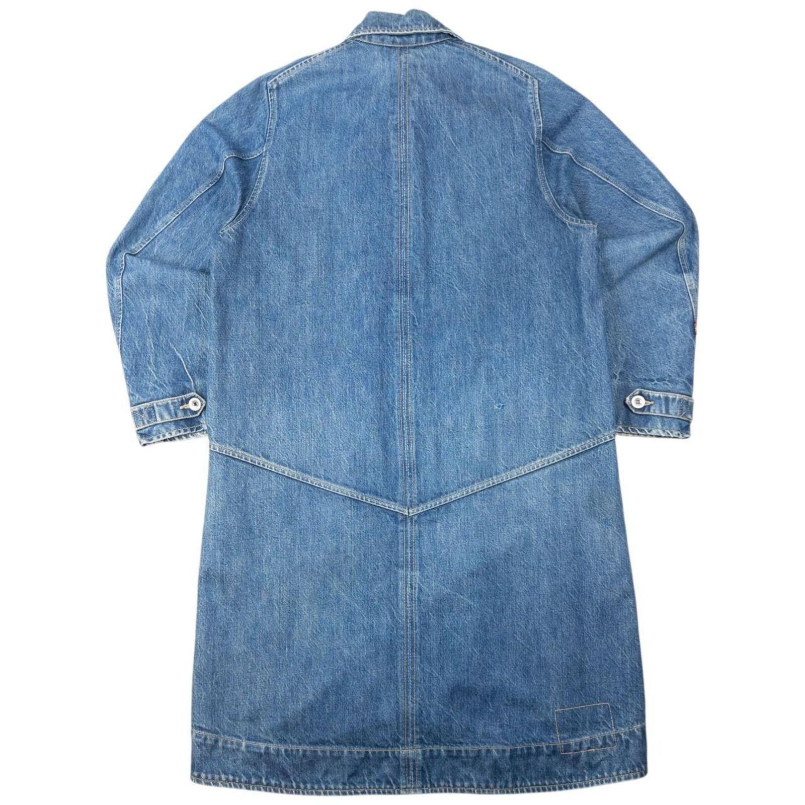 Levi's Vintage 2000s Levi's Engineered Garments Denim Trench Jacket Size US M / EU 48-50 / 2 - 2 Thumbnail