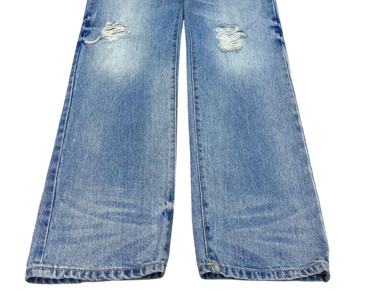 GU GU Faded Blue Wash Ripped Style Skinny Jeans Size US 36 / EU 52 - 5 Thumbnail