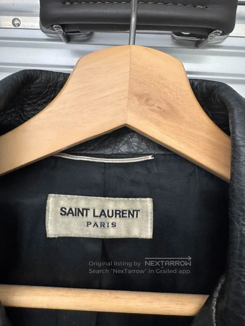 Saint Laurent Paris Saint Laurent Paris Distressed L01 Cowhide Leather Jacket Size US M / EU 48-50 / 2 - 8 Thumbnail